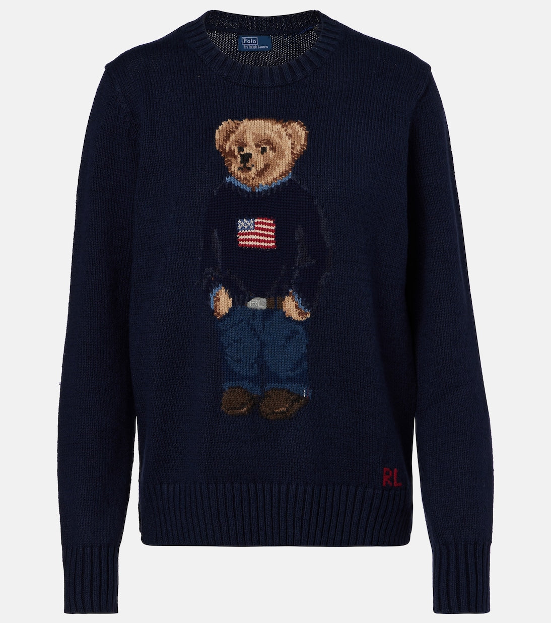 POLO RALPH LAUREN
Polo Bear intarsia cotton and linen sweater
