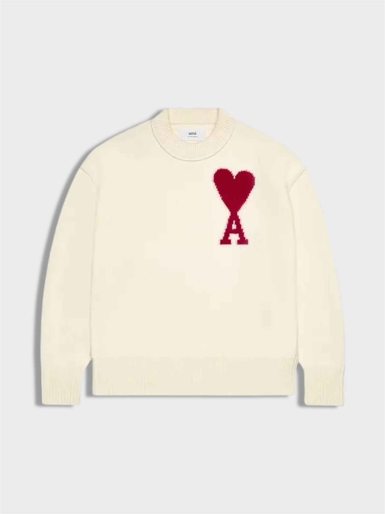 Ami ADC Sweater 'Off White/Red'